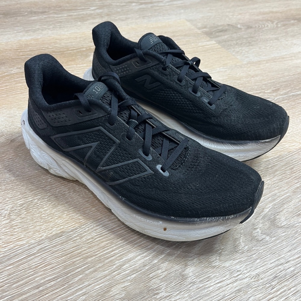 New Balance Fresh Foam X 1080 v13 Mens Running Shoes Black White W1080B13